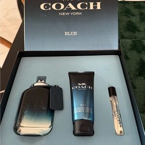 Coach Blue Men's Grooming Collection